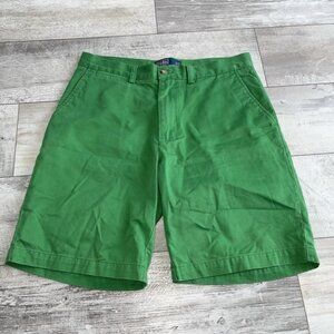 Vintage Y2K Polo Ralph Lauren 9" Prospect Shorts Mens 32 Grass Green 100% Cotton